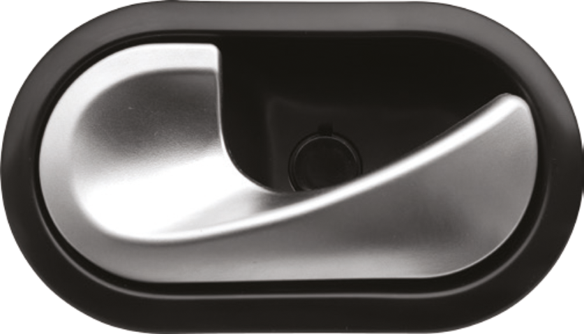 KR-539 / RENAULT CLIO, RENAULT MEGANE , RENAULT KANGOO, RENAULT TWINGO, RENAULT MODUS, DACIA, DACIA DUSTER, DACIA SANDERO, DACIA LOGAN KAPI  İÇ AÇMA KOLU SOL ( KROM ) 